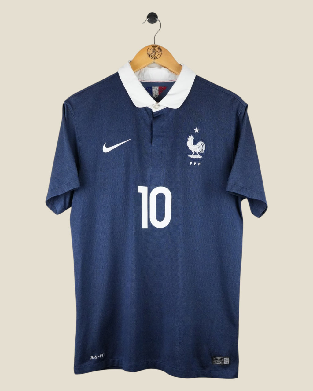 FRANCE 2014 BENZEMA HOME SHIRT (M) NIKE