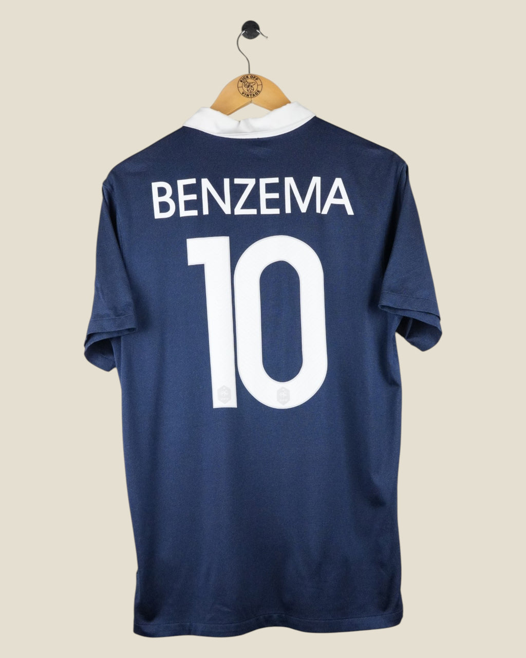 FRANCE 2014 BENZEMA HOME SHIRT (M) NIKE