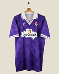FIORENTINA 1991/92 HOME SHIRT (L) LOTTO