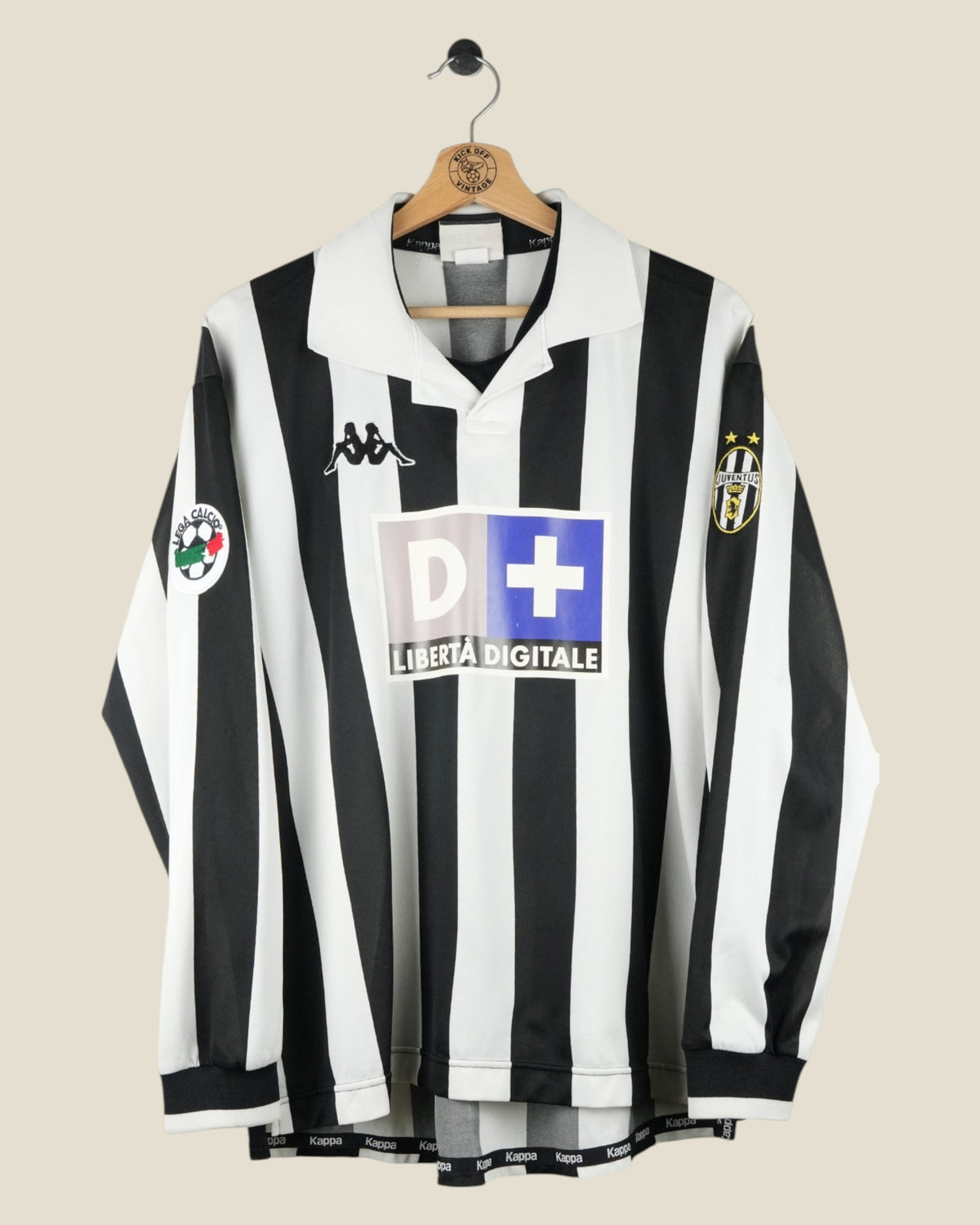 JUVENTUS 1998/99 ZIDANE HOME SHIRT L/S (M/L) KAPPA