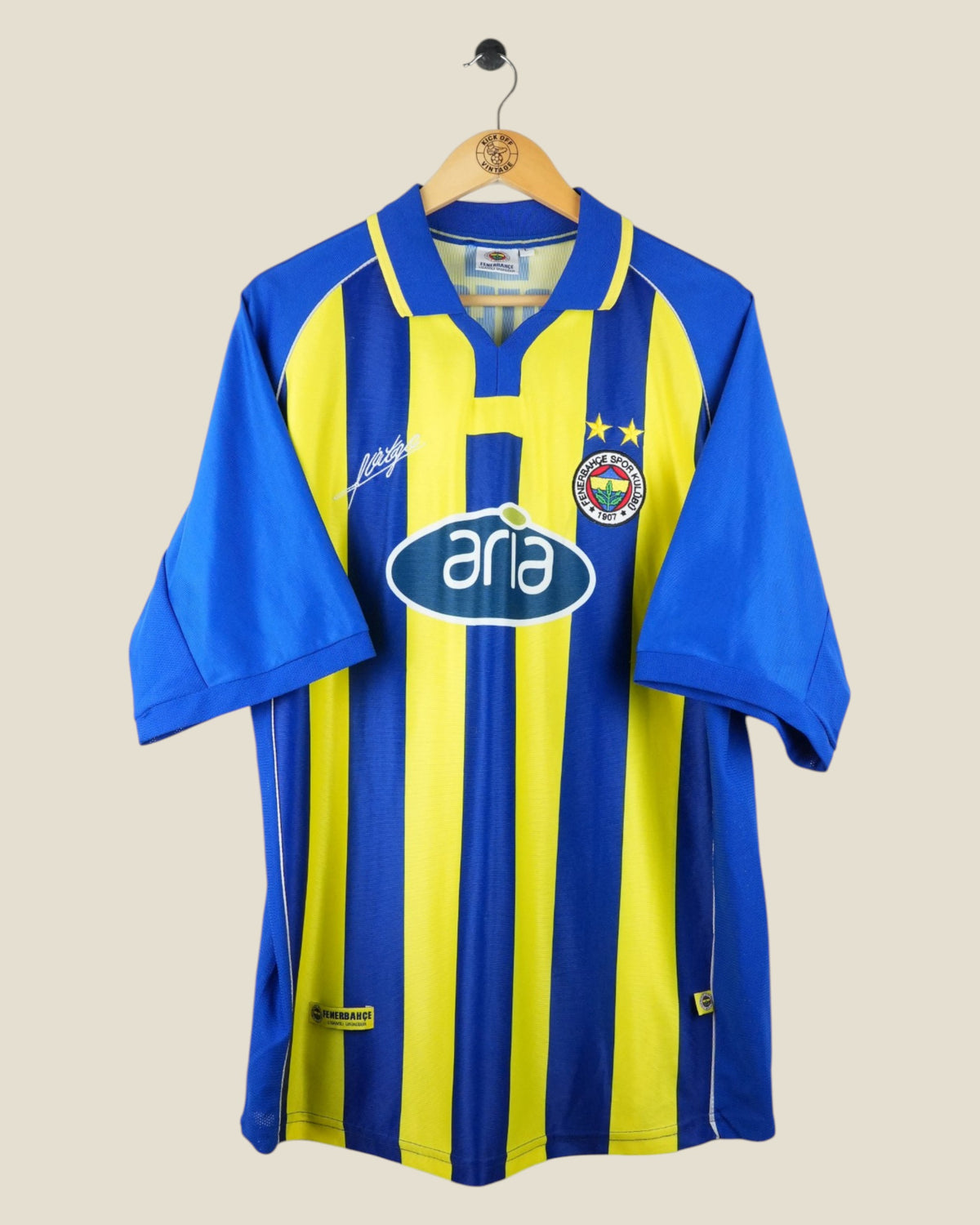 FENERBAHCE 2002/03 ORTEGA HOME SHIRT (L) FENERIUM