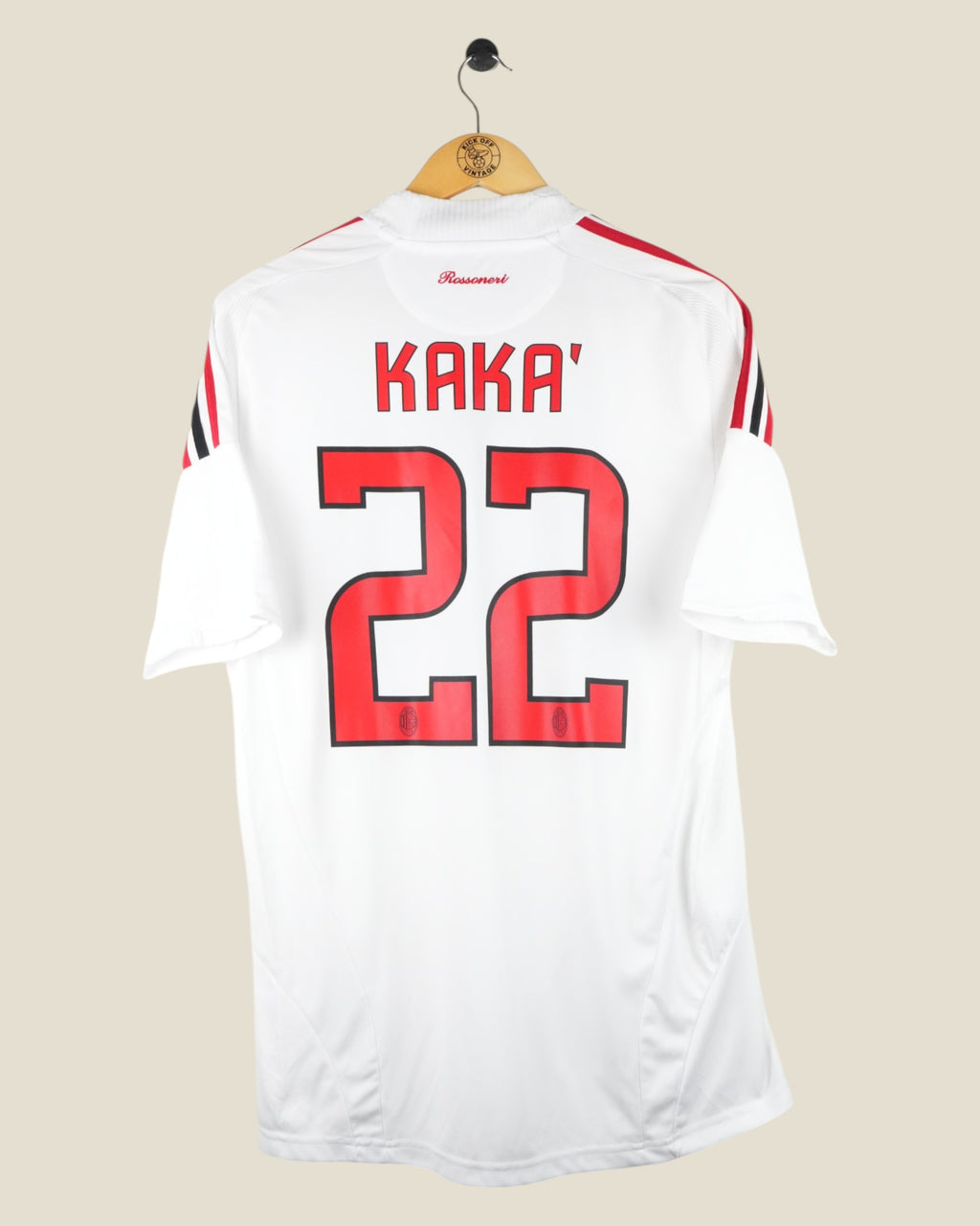 AC MILAN 2008/09 KAKA AWAY SHIRT (L) ADIDAS