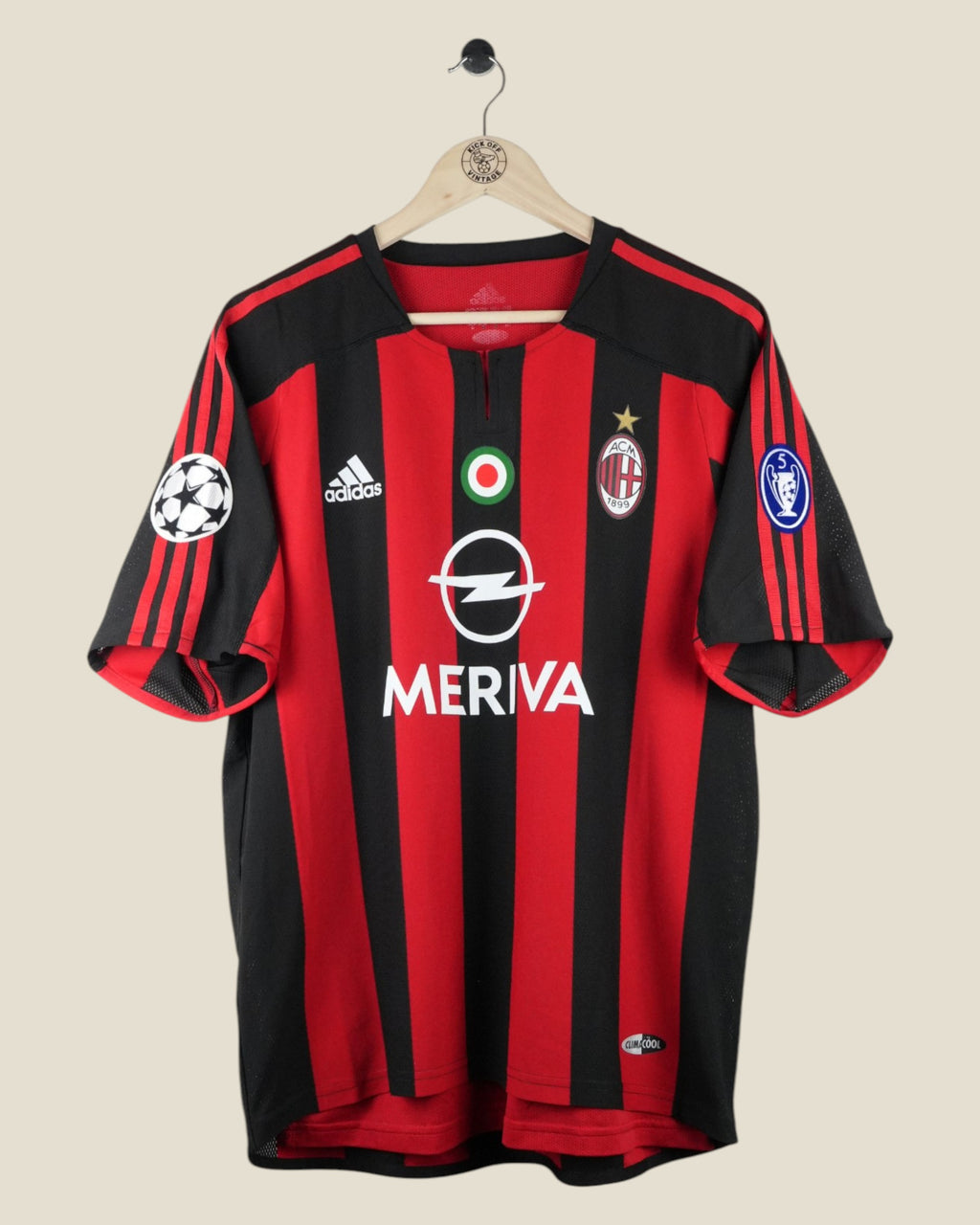 AC MILAN 2003/04 KAKA UCL HOME SHIRT PLAYER VERSION (M) ADIDAS