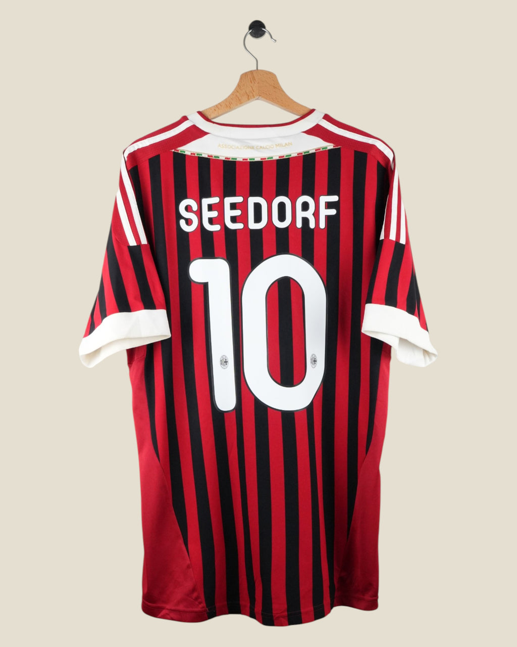AC MILAN 2011/12 SEEDORF HOME SHIRT (XL) ADIDAS