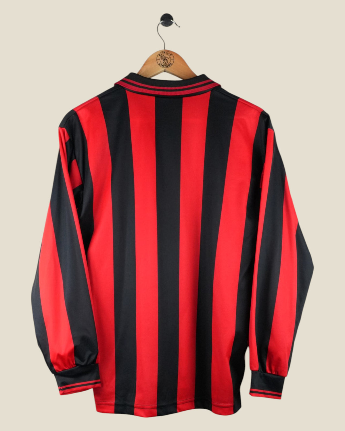 AC MILAN 1996/97 HOME SHIRT L/S (S/M) LOTTO