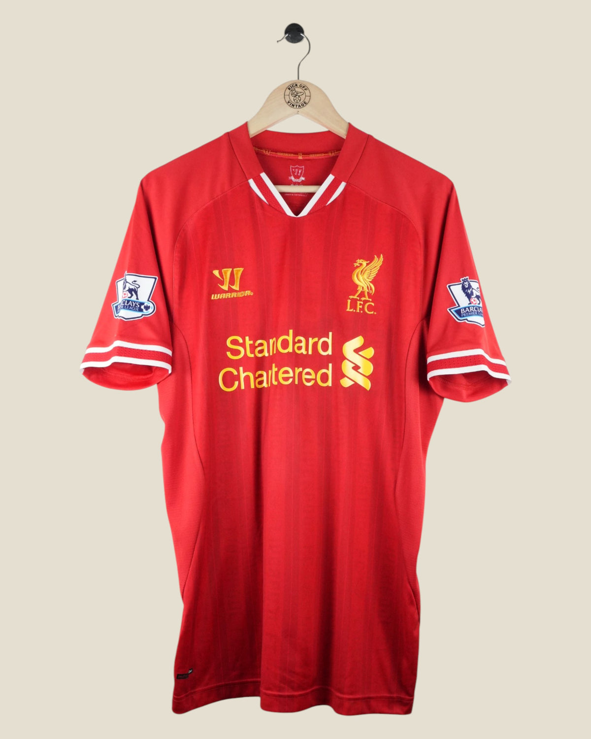 LIVERPOOL 2013/14 GERRARD HOME SHIRT (L) WARRIOR