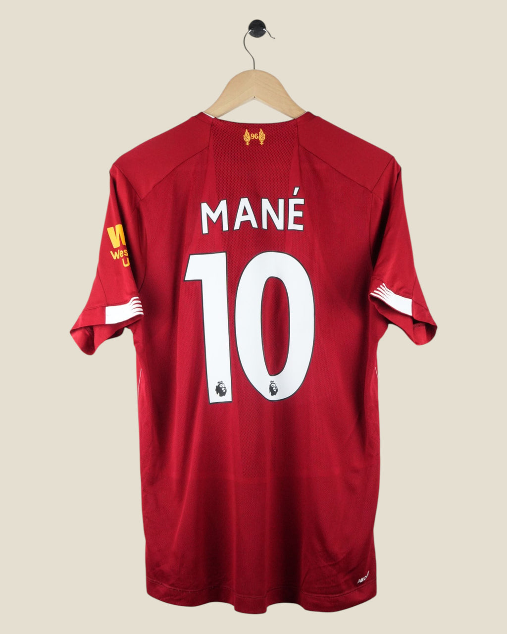 LIVERPOOL 2019/20 MANE HOME SHIRT (M) NEW BALANCE