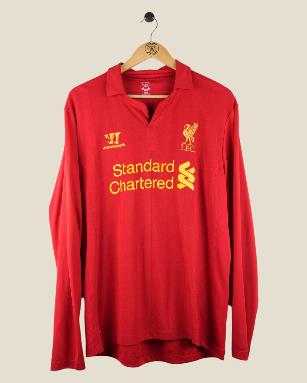 LIVERPOOL 2012/13 STERLING HOME SHIRT L/S (L) WARRIOR