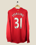 LIVERPOOL 2012/13 STERLING HOME SHIRT L/S (L) WARRIOR
