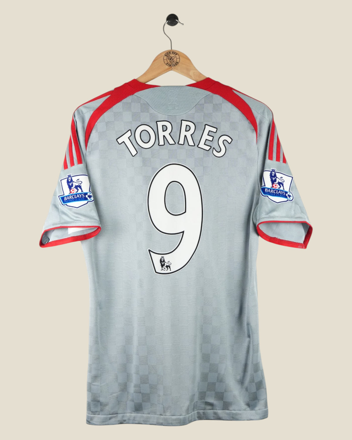 LIVERPOOL 2008/09 TORRES AWAY SHIRT (M) ADIDAS