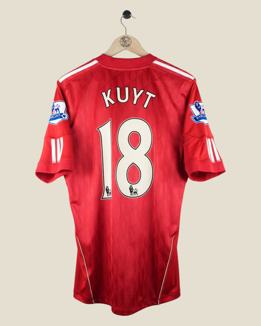 LIVERPOOL 2010/11 KUYT HOME SHIRT (M) ADIDAS