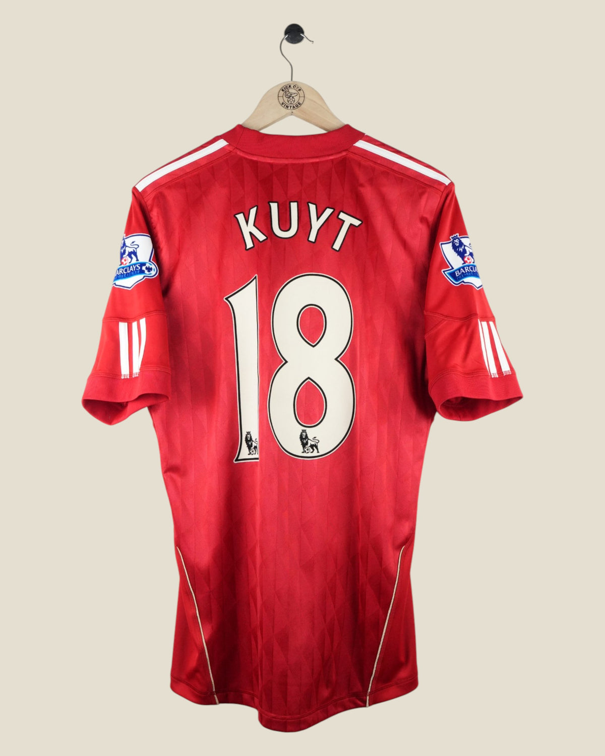 LIVERPOOL 2010/11 KUYT HOME SHIRT (M) ADIDAS