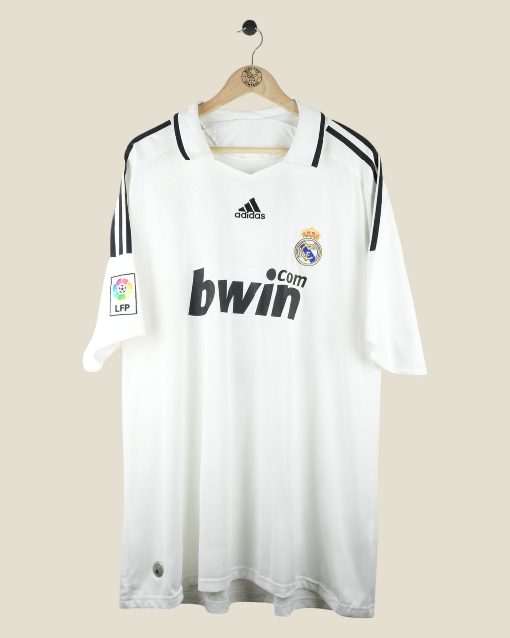 REAL MADRID 2008/09 SNEIJDER HOME LA LIGA SHIRT (XXL) ADIDAS
