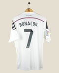 REAL MADRID 2014/15 RONALDO HOME SHIRT (M) ADIDAS