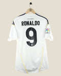 REAL MADRID 2009/10 RONALDO HOME LA LIGA SHIRT (S/M) ADIDAS