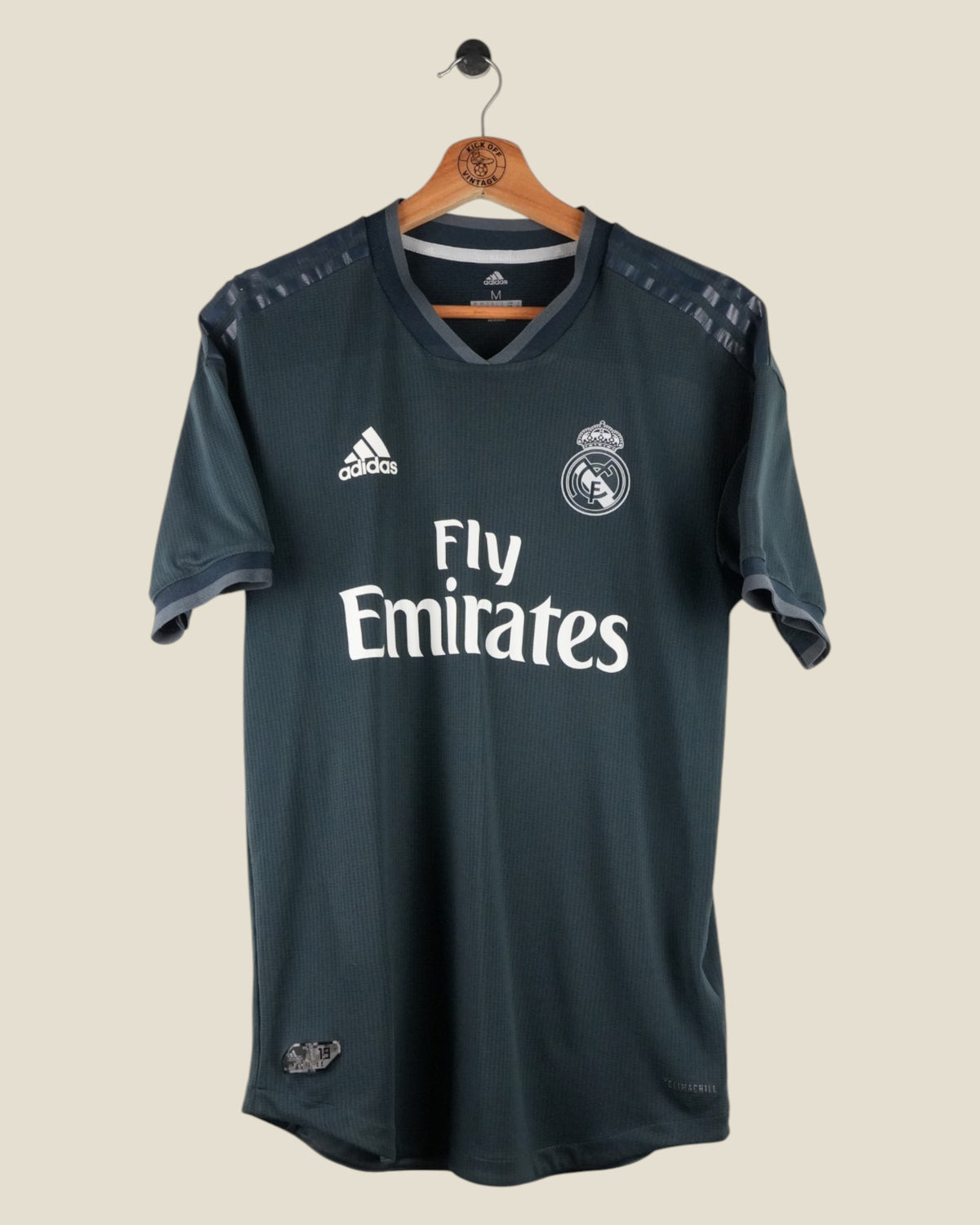 REAL MADRID 2018/19 RAMOS AWAY SHIRT (M) ADIDAS