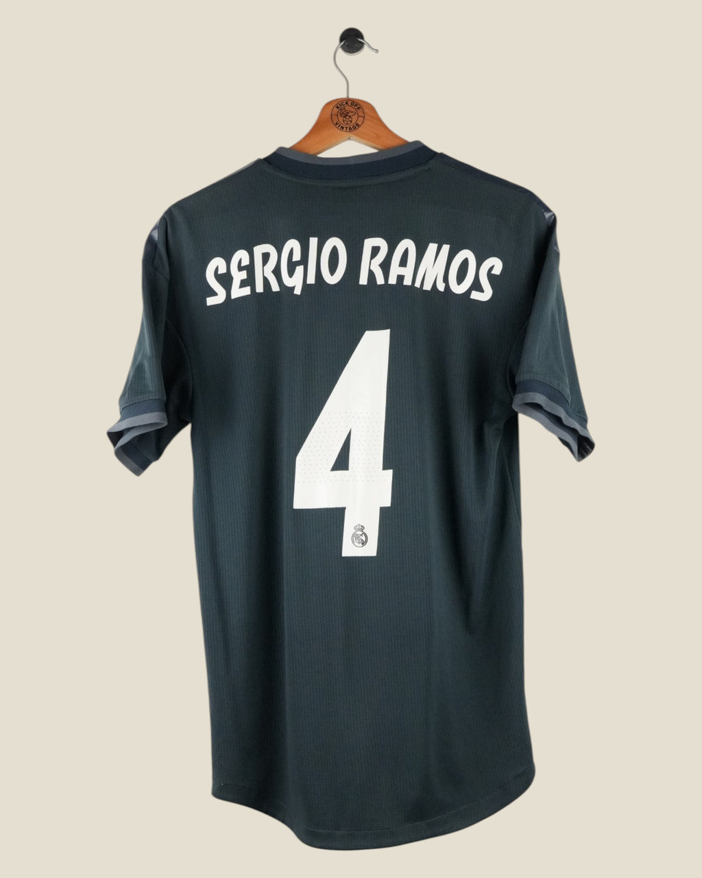 REAL MADRID 2018/19 RAMOS AWAY SHIRT (M) ADIDAS