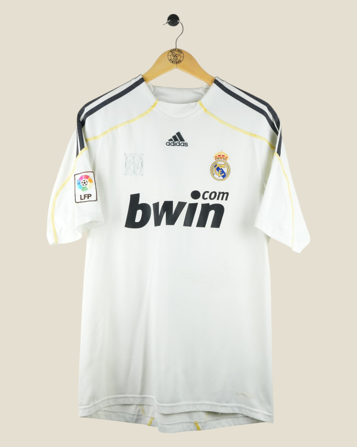 REAL MADRID 2009/10 KAKA HOME SHIRT (M) ADIDAS