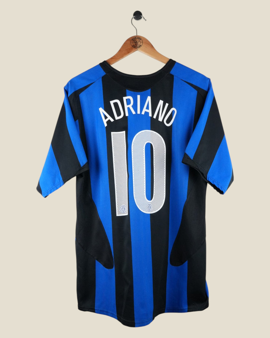 INTER MILAN 2005/06 ADRIANO HOME SHIRT (M/L) NIKE