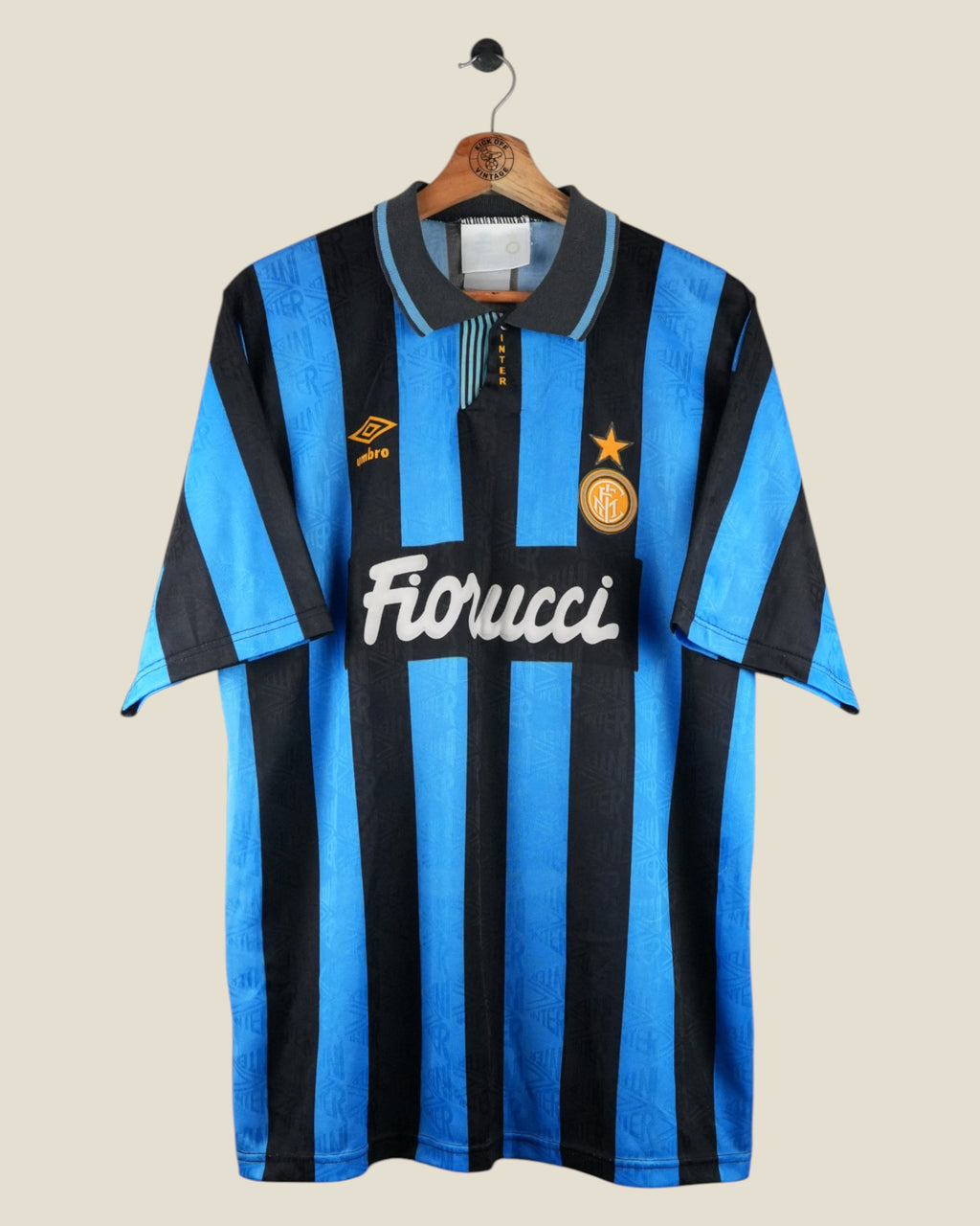 INTER MILAN 1992/93 HOME SHIRT (M/L) UMBRO
