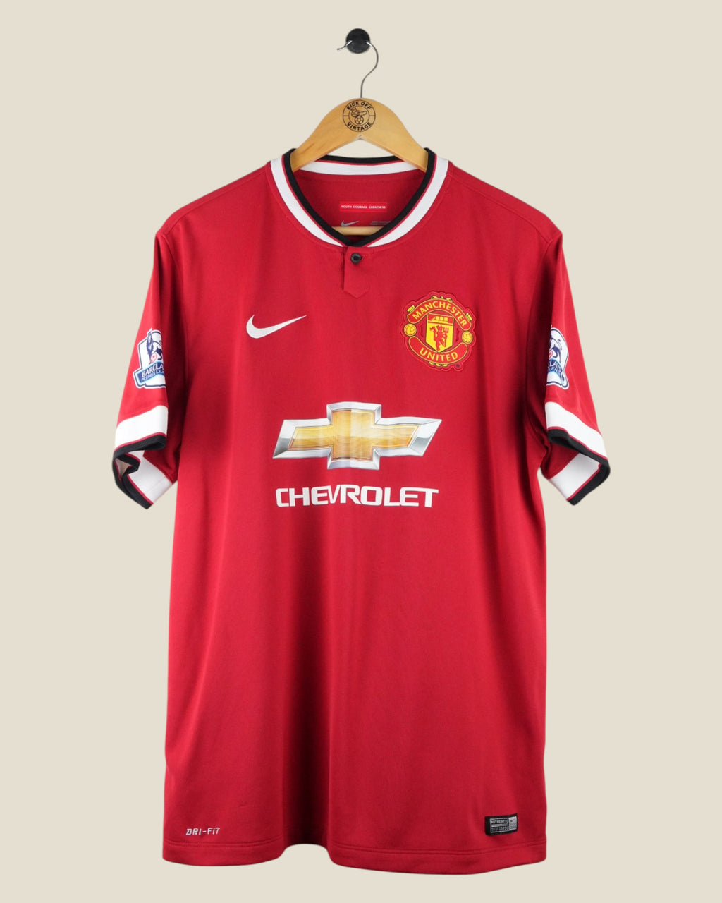 MANCHESTER UNITED 2014/15 DI MARIA HOME SHIRT (L) NIKE