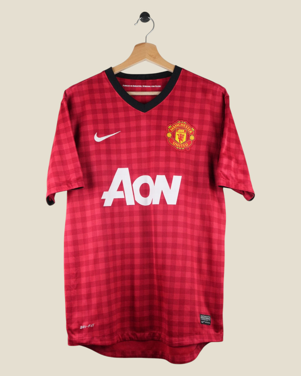 MANCHESTER UNITED 2012/13 VAN PERSIE HOME SHIRT (M) NIKE