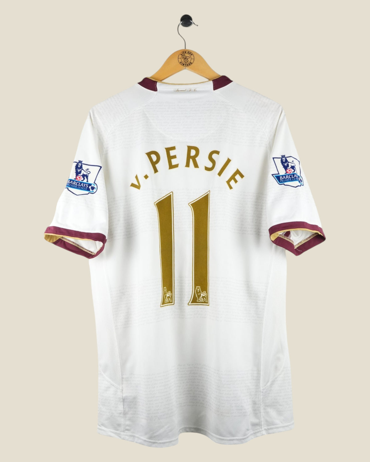 ARSENAL 2007/08 VAN PERSIE AWAY SHIRT (XL) NIKE