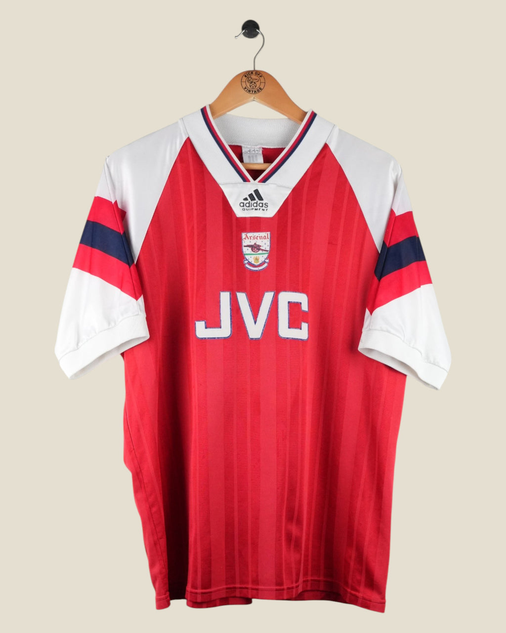 ARSENAL 1992/93 WRIGHT HOME SHIRT (L/XL) ADIDAS