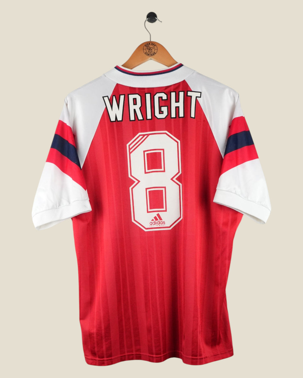 ARSENAL 1992/93 WRIGHT HOME SHIRT (L/XL) ADIDAS