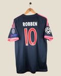 BAYERN MUNICH 2015/16 ROBBEN UCL THIRD SHIRT (L) ADIDAS