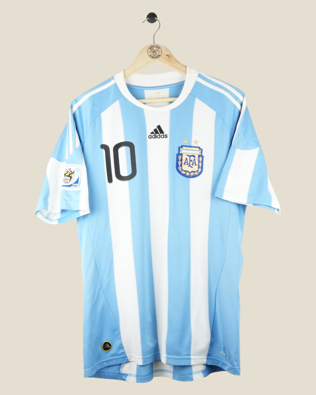 ARGENTINA 2010 MESSI HOME SHIRT (M) ADIDAS