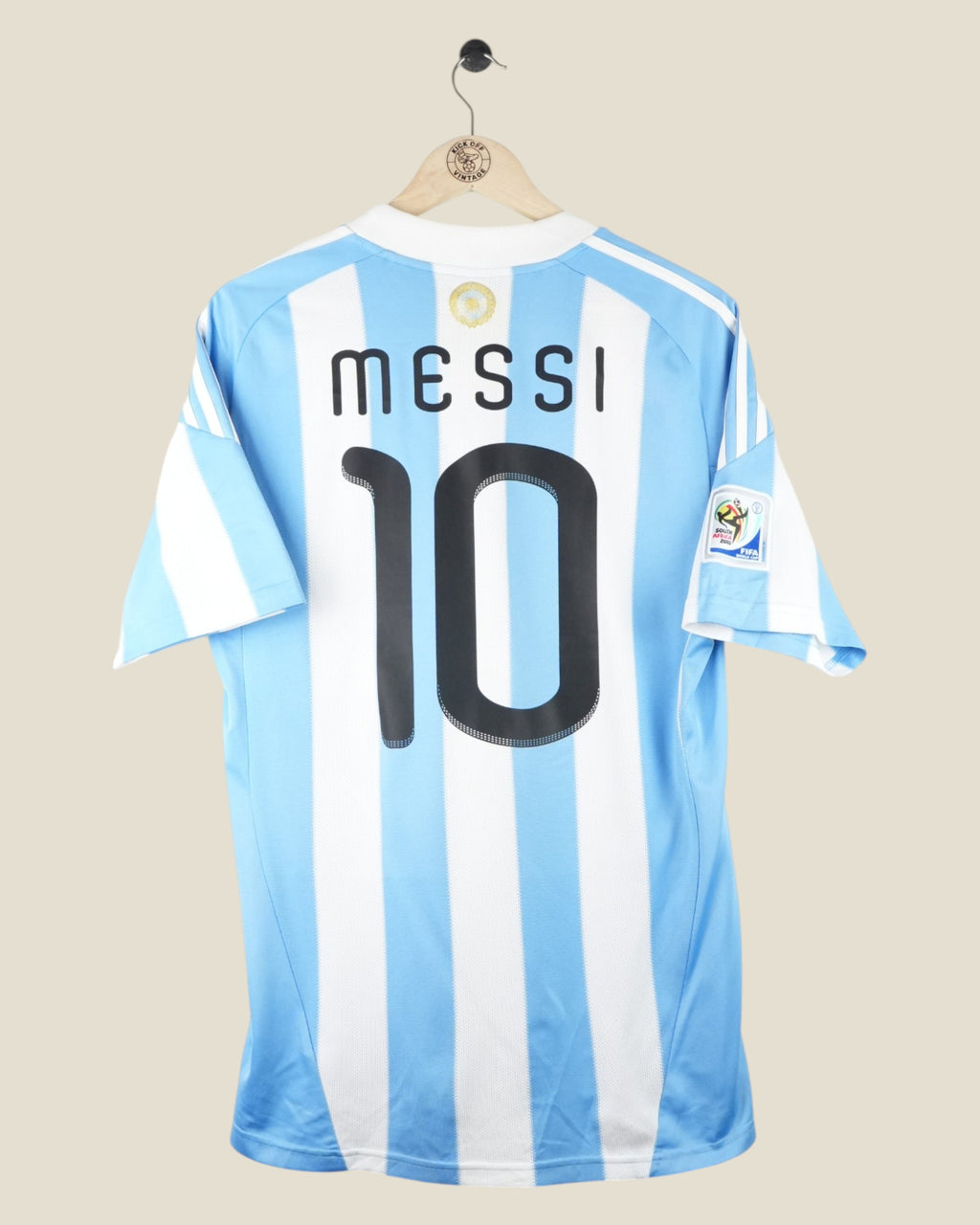 ARGENTINA 2010 MESSI HOME SHIRT (M) ADIDAS