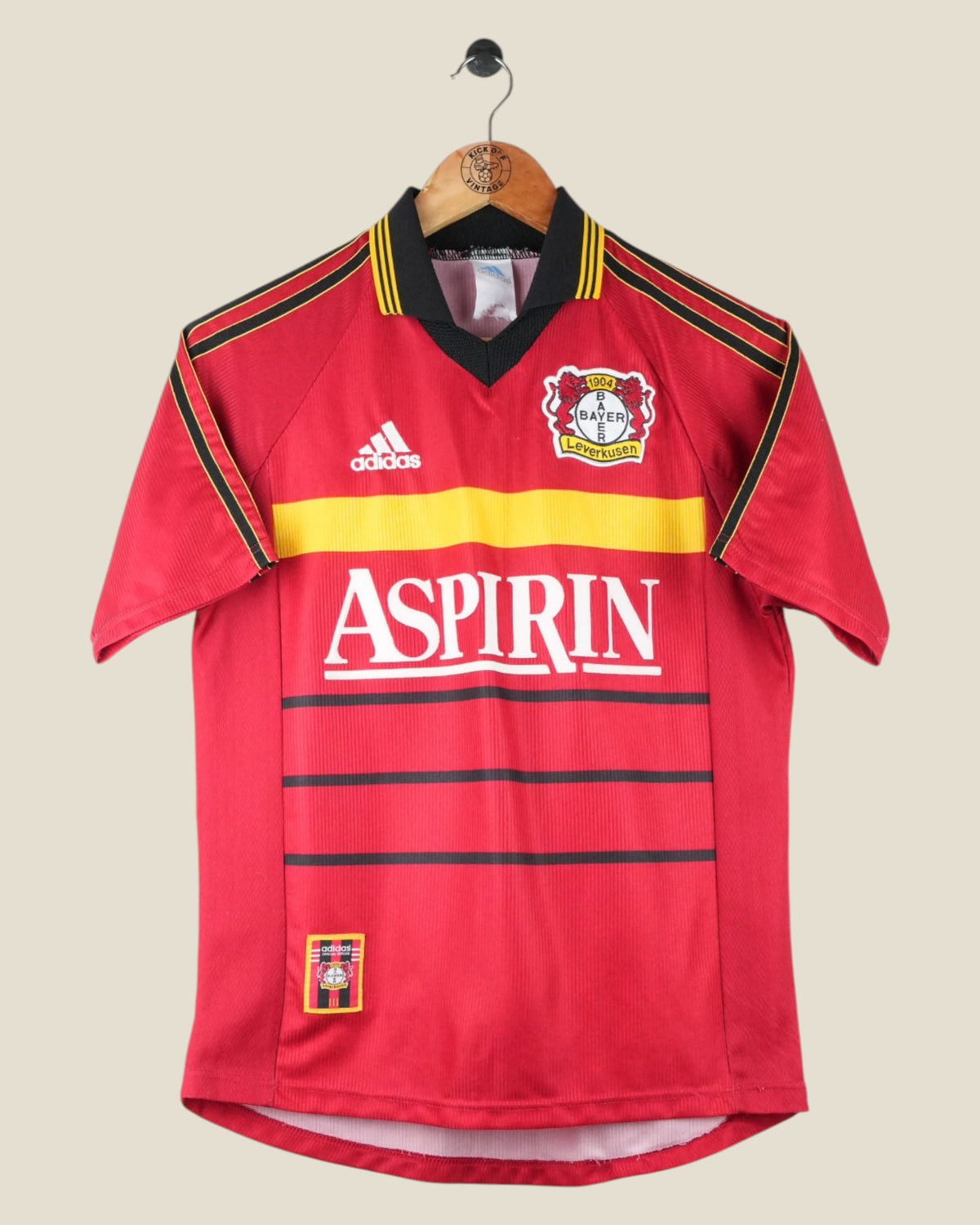 BAYERN LEVERKUSEN 1998/99 HOME SHIRT (S) ADIDAS