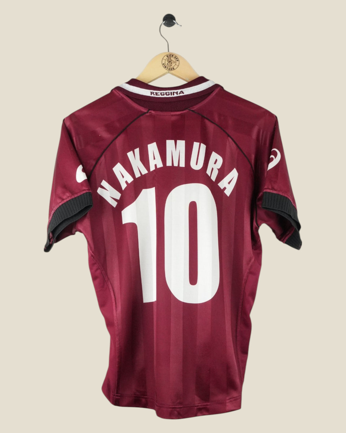 REGGINA 2002/03 NAKAMURA HOME SHIRT (S) ASICS