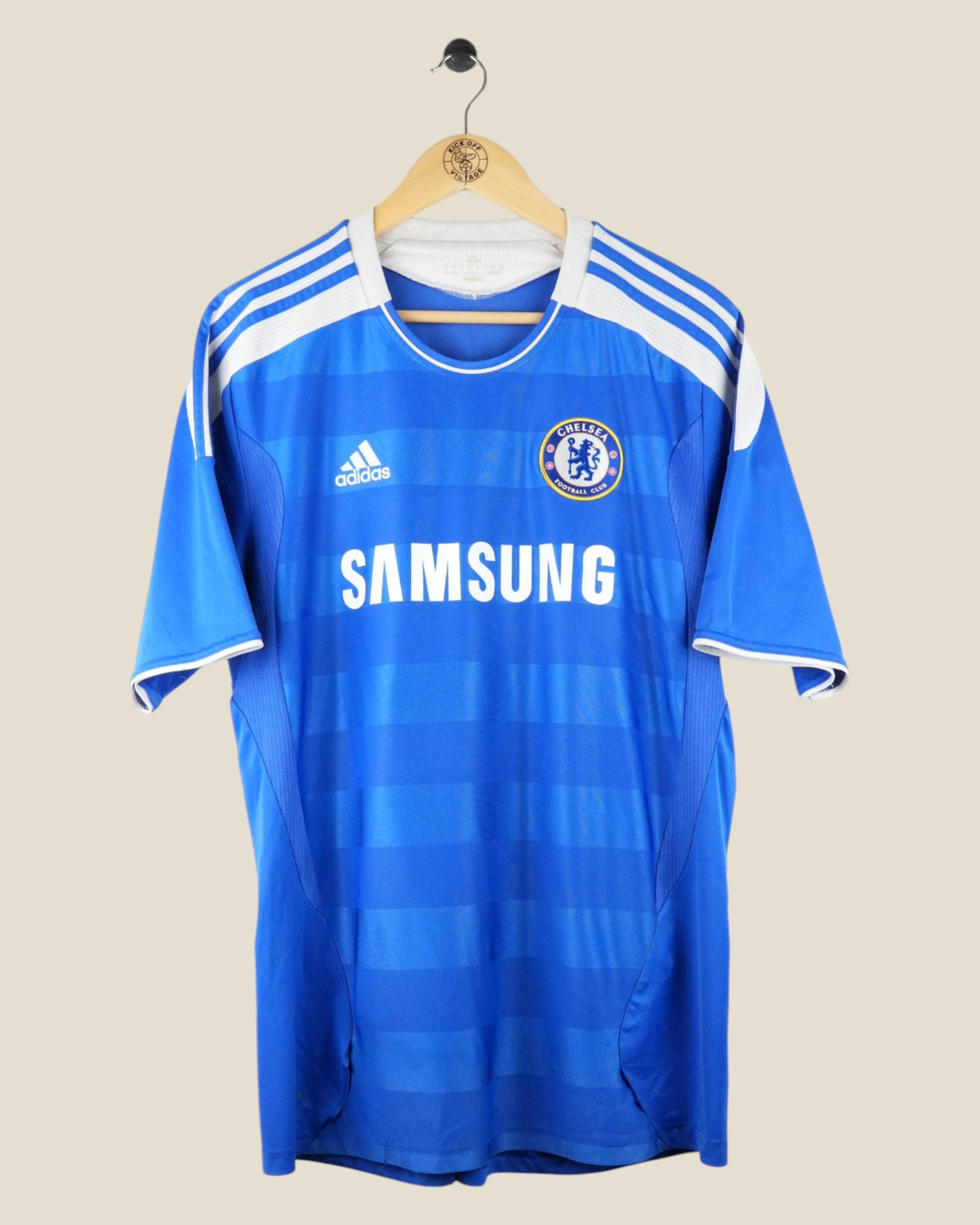 CHELSEA 2011/12 DROGBA HOME SHIRT (L) ADIDAS