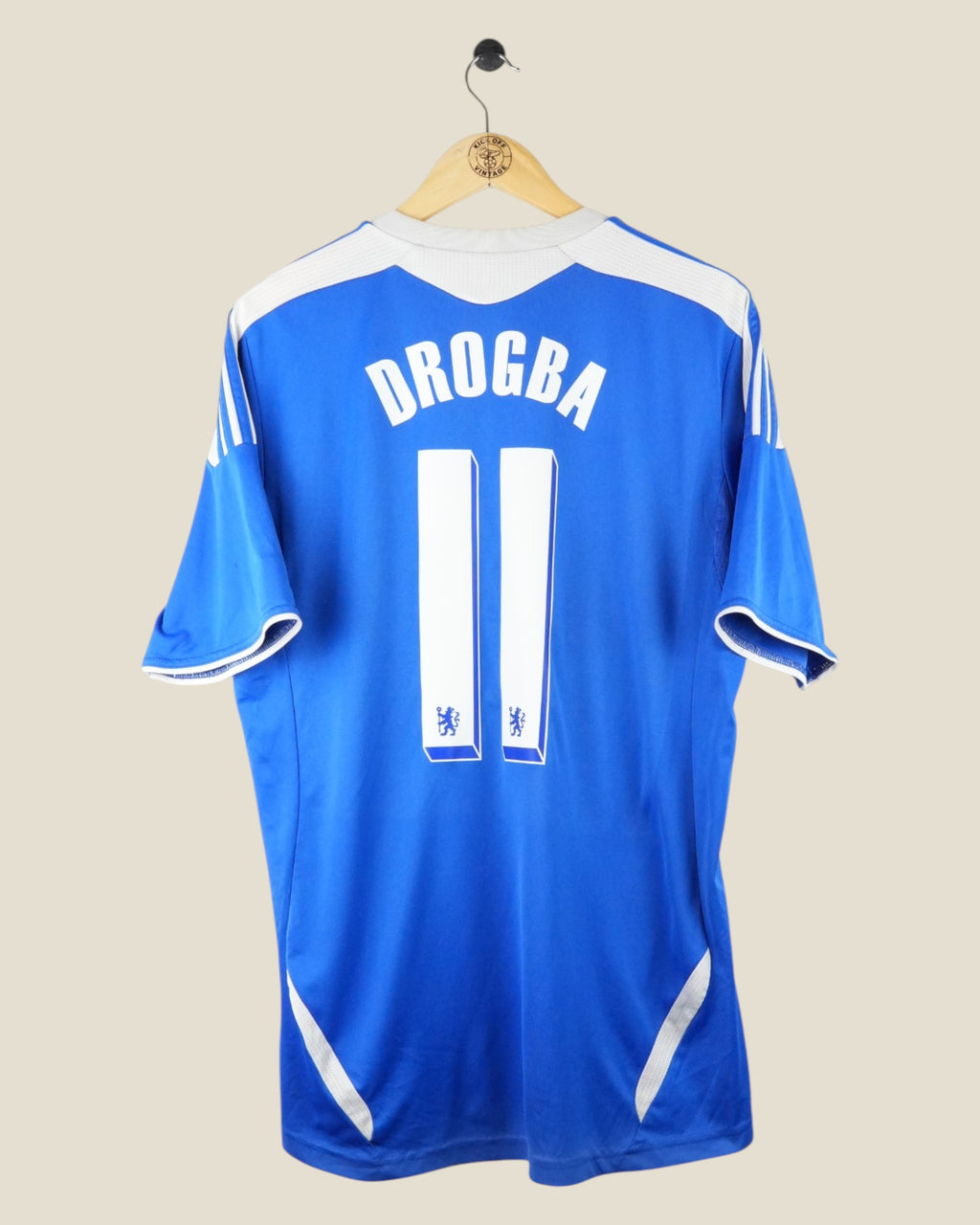 CHELSEA 2011/12 DROGBA HOME SHIRT (L) ADIDAS