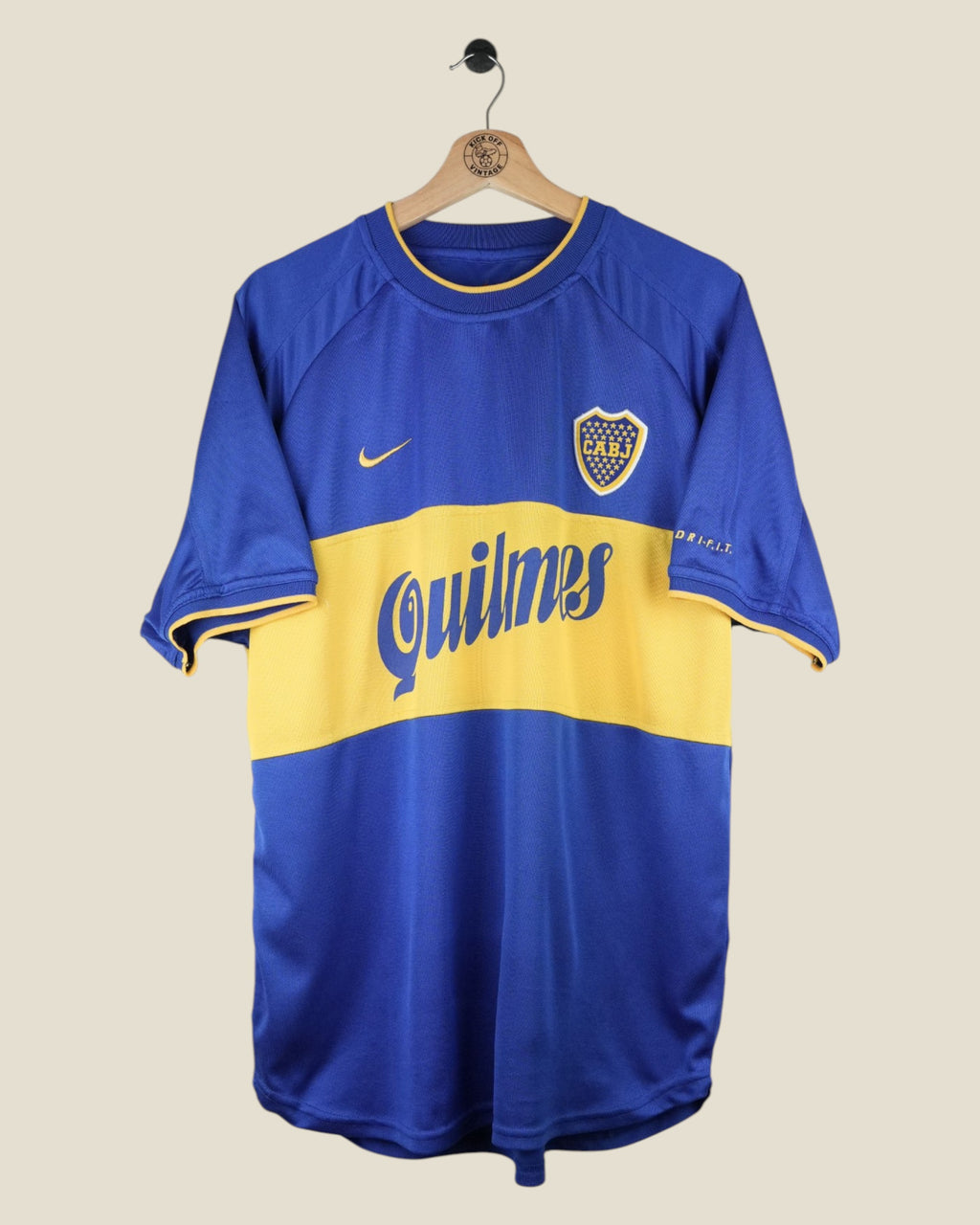 BOCA JUNIORS 2001 HOME SHIRT (L) NIKE