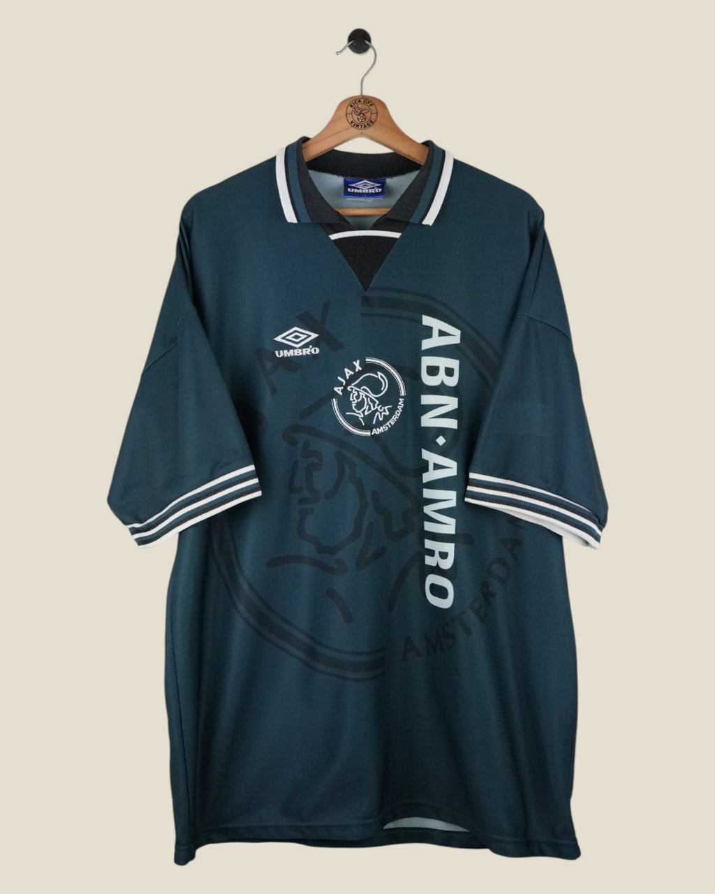 AJAX 1995/96 AWAY SHIRT (XL) UMBRO