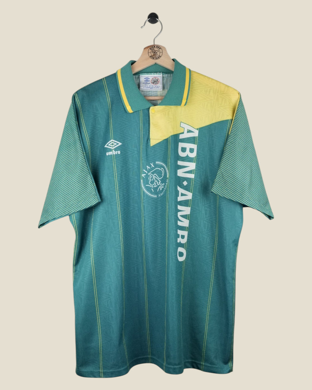 AJAX 1991/93 AWAY SHIRT (L) UMBRO