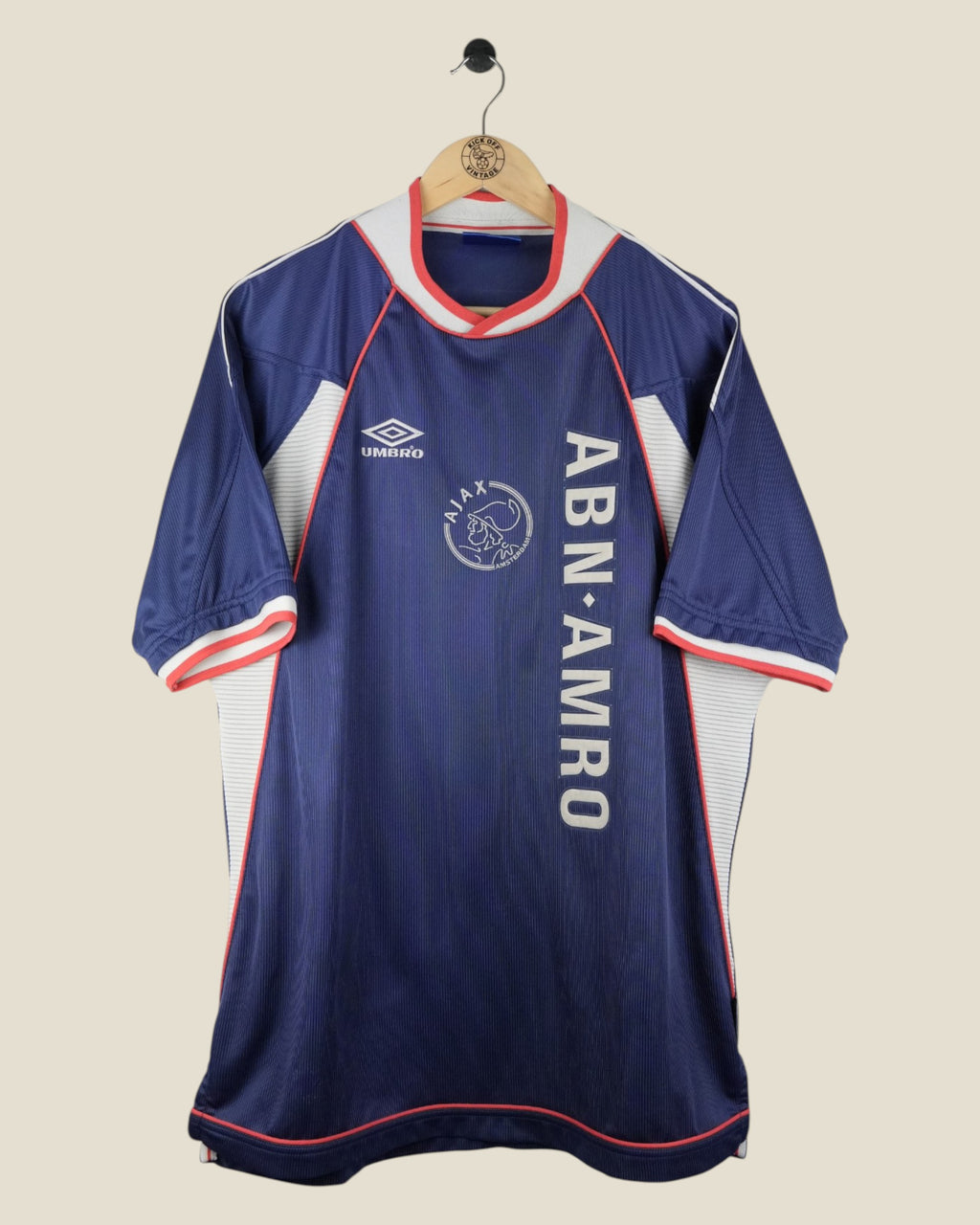 AJAX 1999/00 ARVELADZE AWAY SHIRT (XL) UMBRO