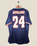 AJAX 1999/00 ARVELADZE AWAY SHIRT (XL) UMBRO
