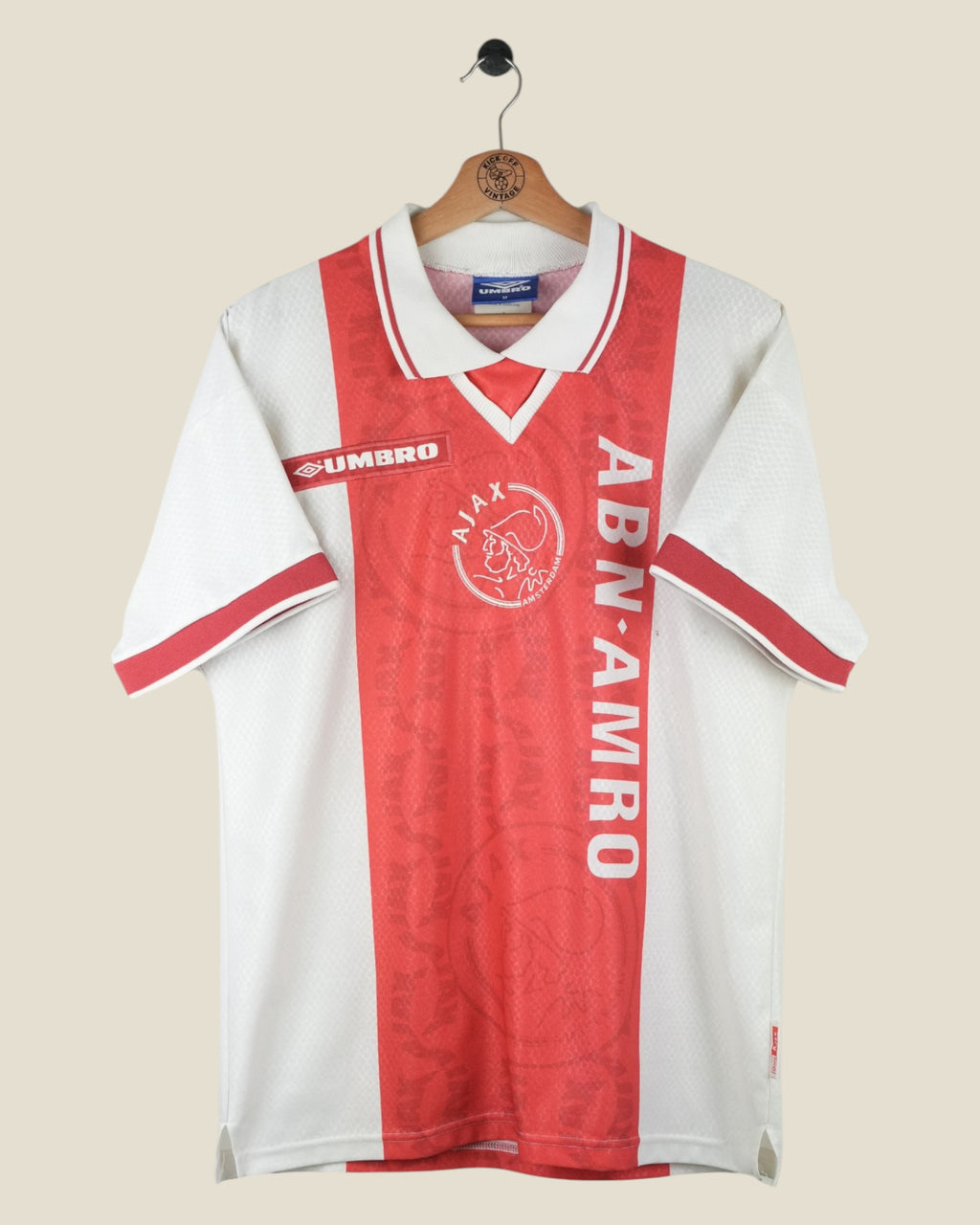 AJAX 1998/99 LITMANEN HOME SHIRT (M) UMBRO