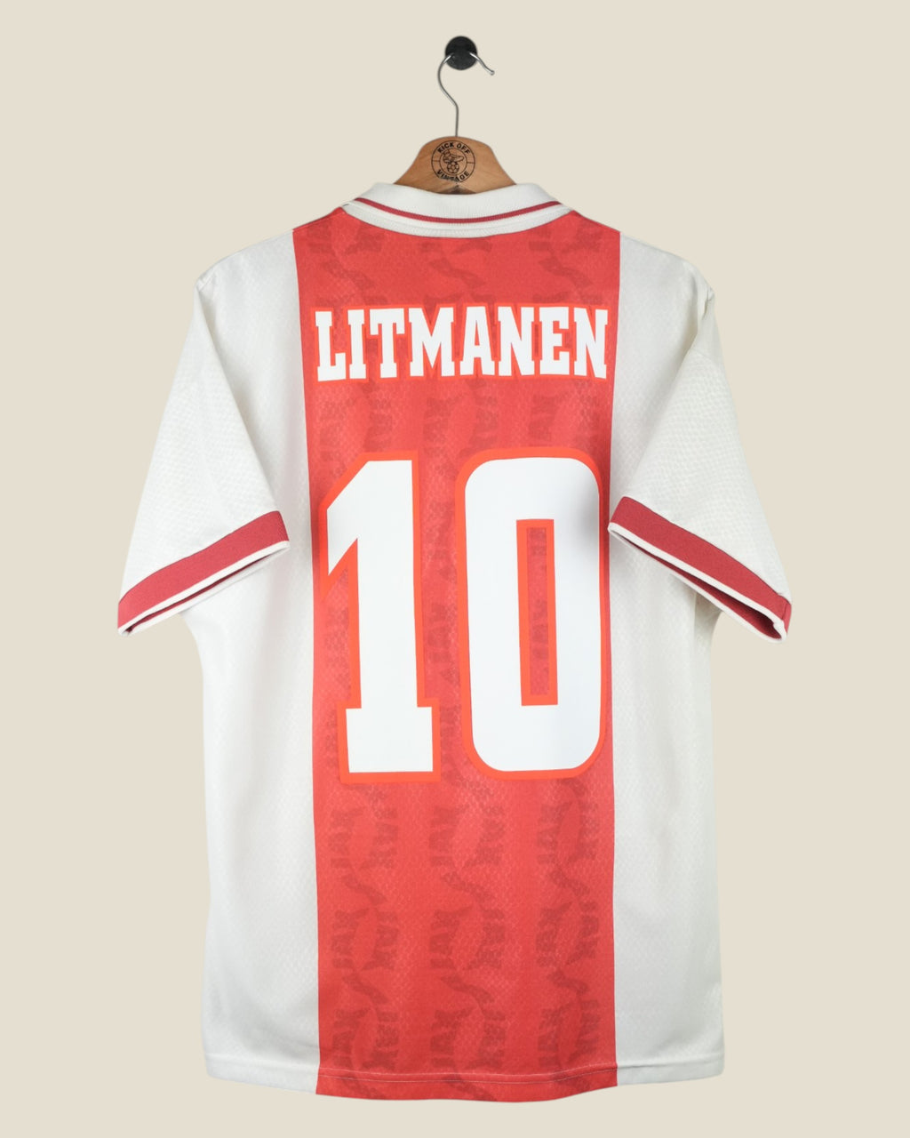 AJAX 1998/99 LITMANEN HOME SHIRT (M) UMBRO