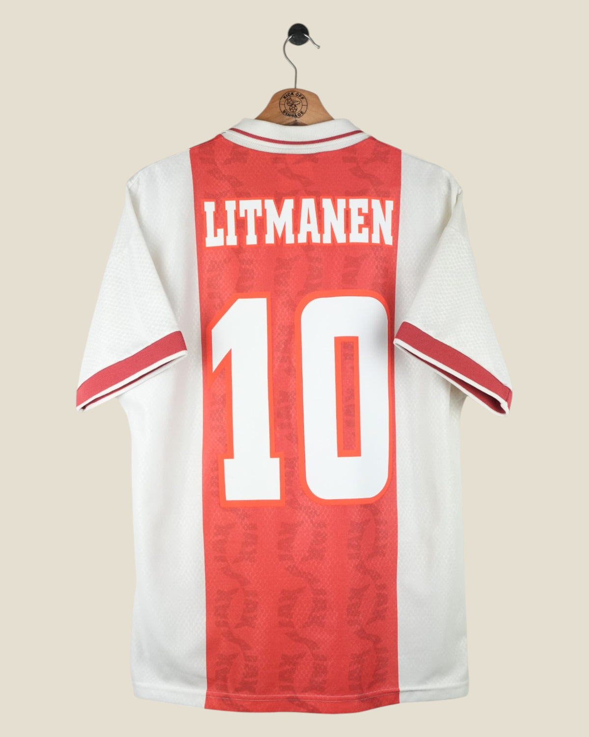 AJAX 1998/99 LITMANEN HOME SHIRT (M) UMBRO