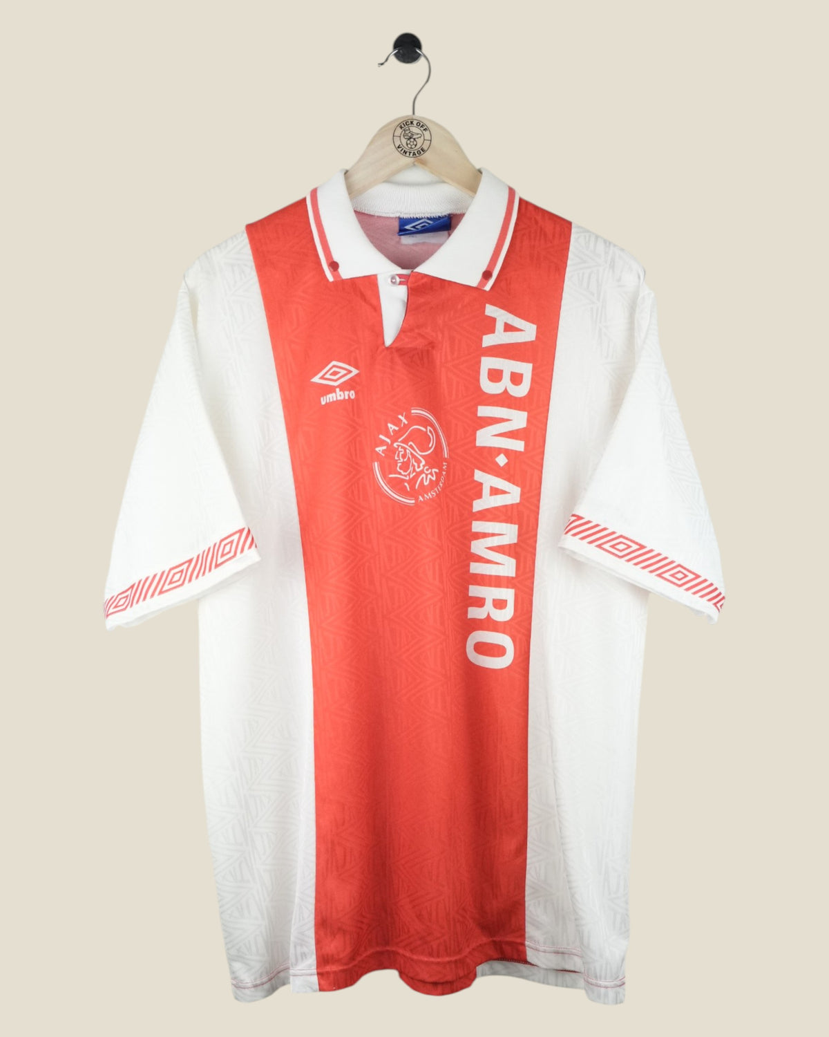 AJAX 1991/93 HOME SHIRT (L) UMBRO