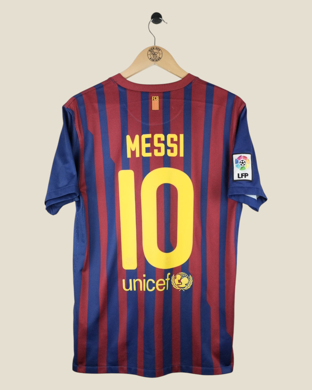 BARCELONA 2011/12 MESSI HOME SHIRT (M) NIKE