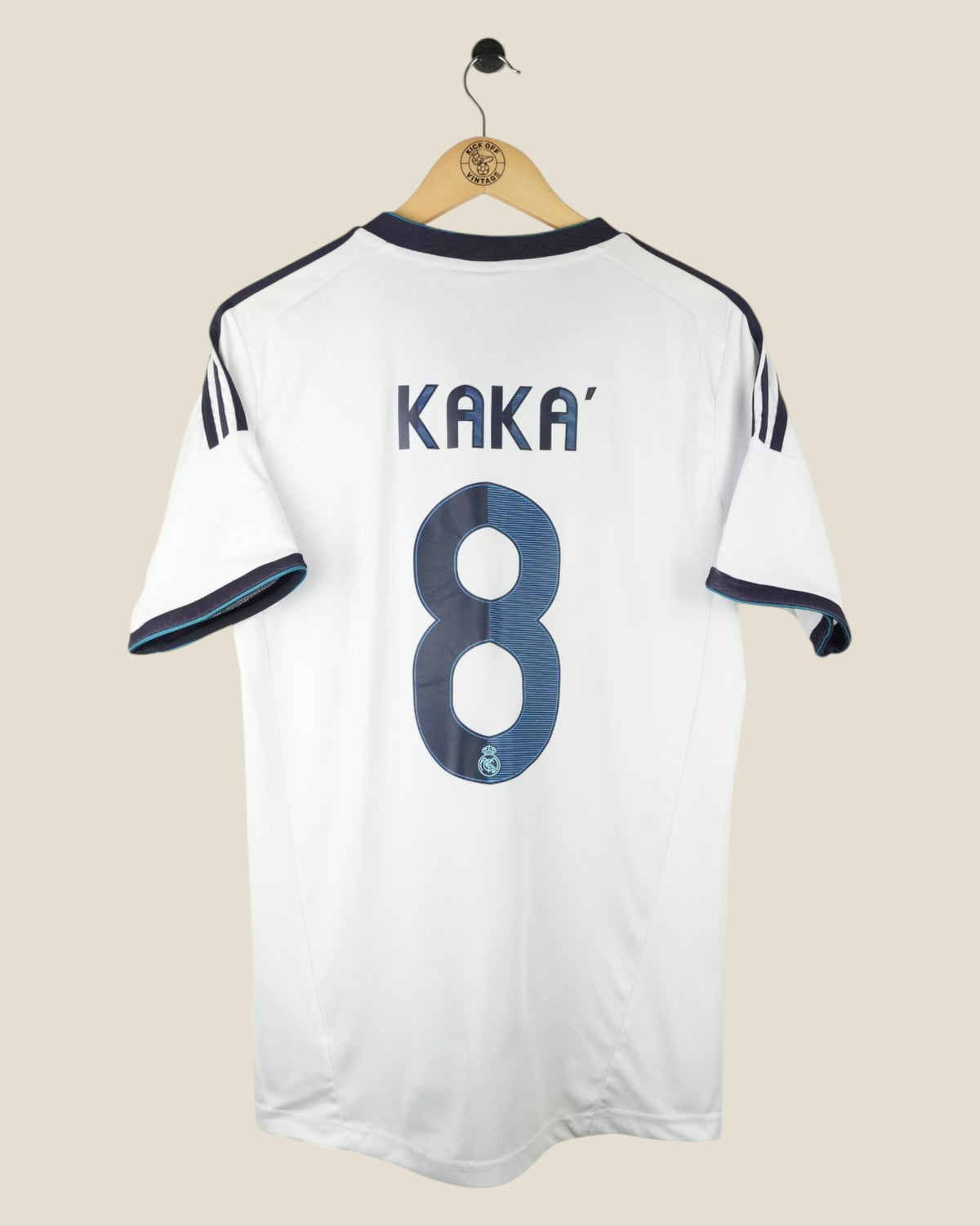 REAL MADRID 2012/13 KAKA HOME SHIRT (M) ADIDAS