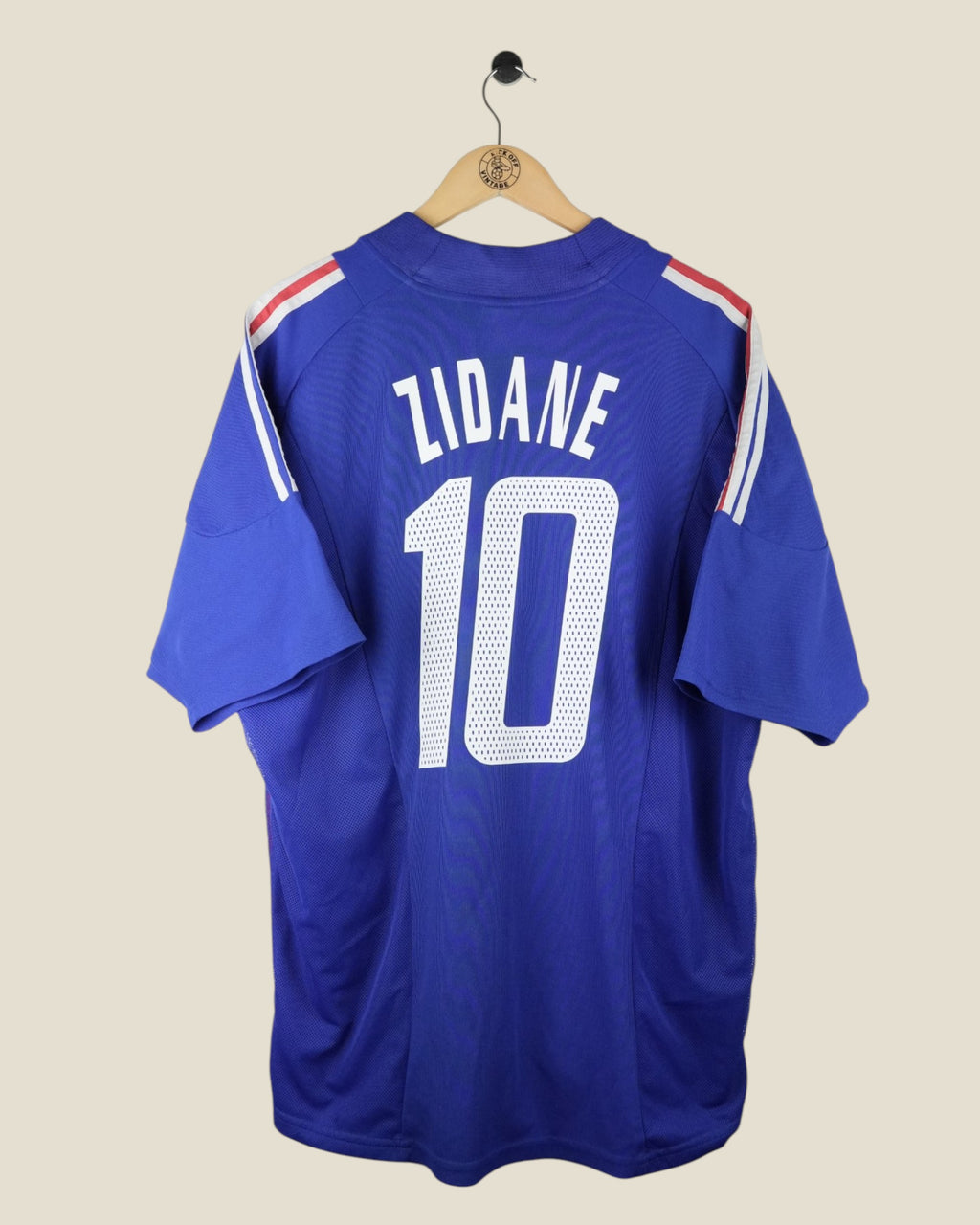FRANCE 2002 ZIDANE HOME SHIRT (XL) ADIDAS