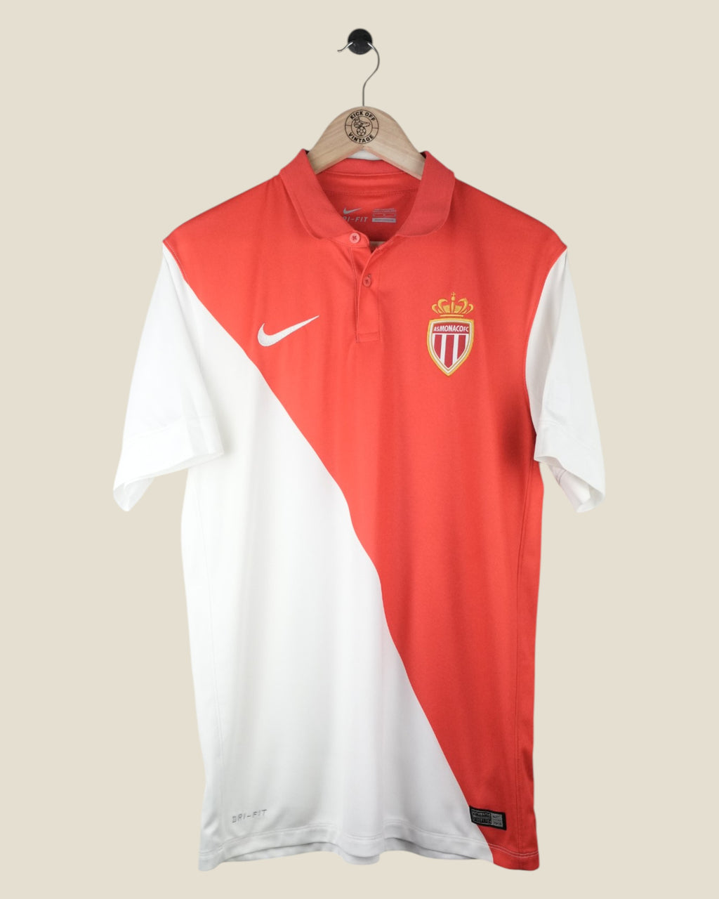 AS MONACO 2014/15 BERBATOV HOME SHIRT (M) NIKE