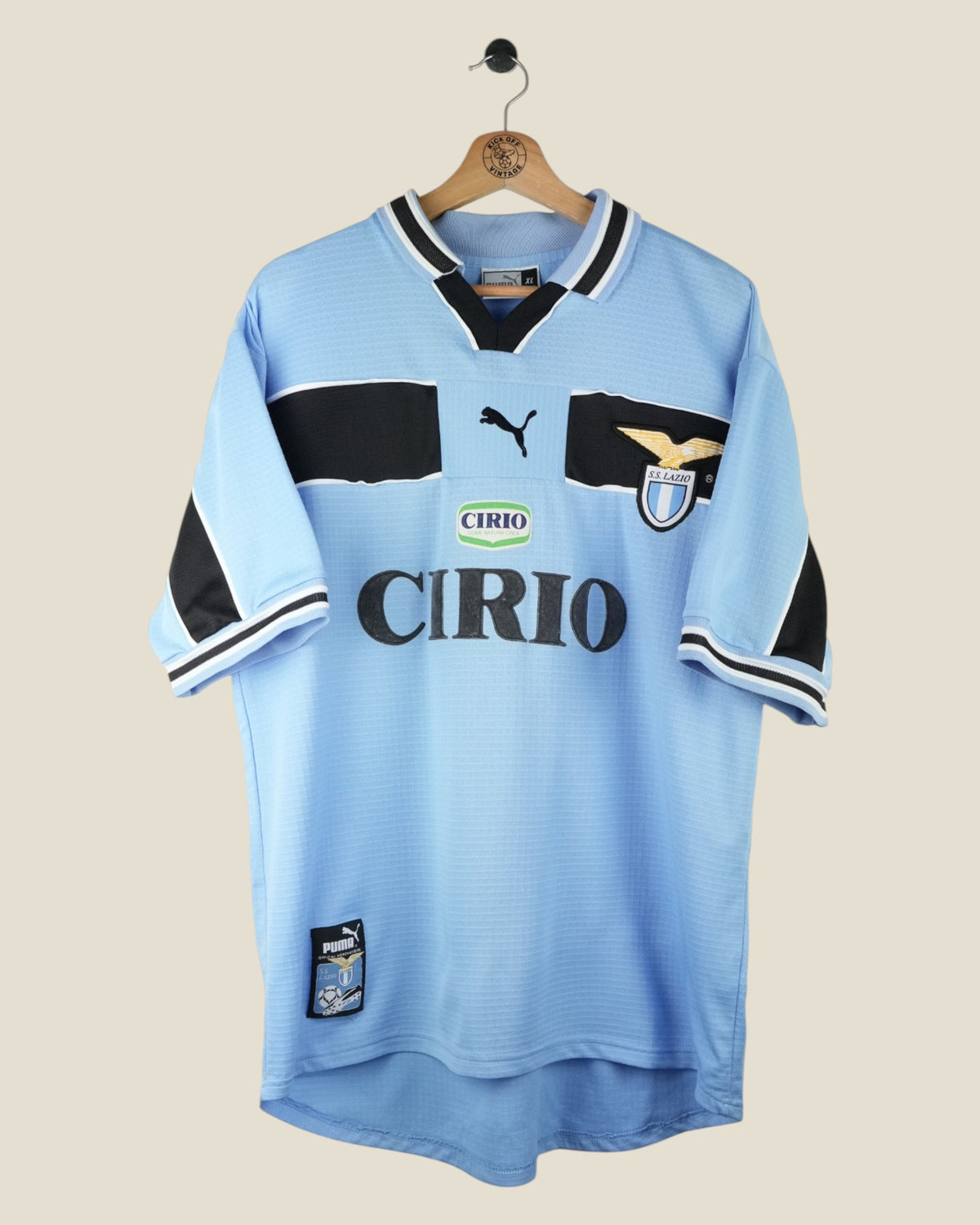 LAZIO 1998/00 NESTA HOME SHIRT (M) PUMA